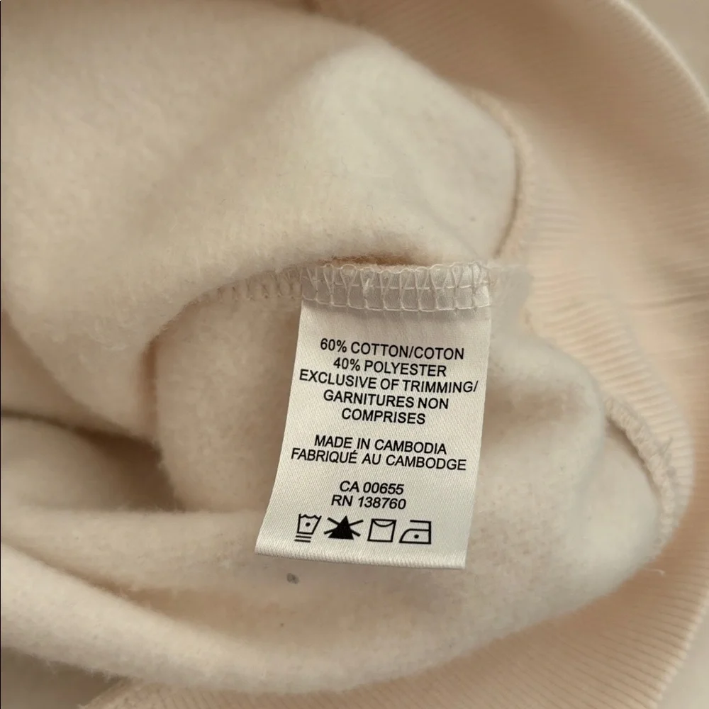 Reitmans cream line art flower sweater - Picture 4 of 4